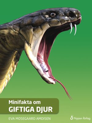 cover image of Minifakta om giftiga djur